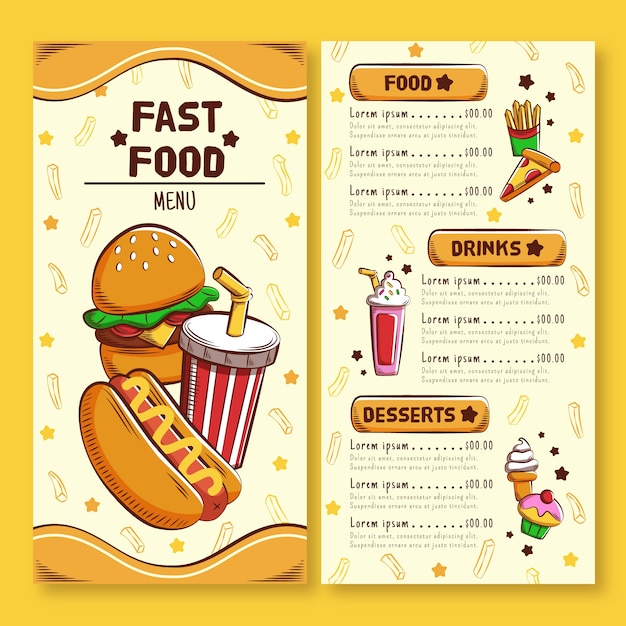 Fast-food-restaurant-banner-pack-vorlage