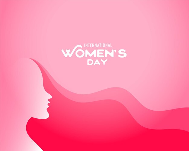Feiern Sie Freiheit und Gleichheit mit schönem Hintergrund zum Frauentag