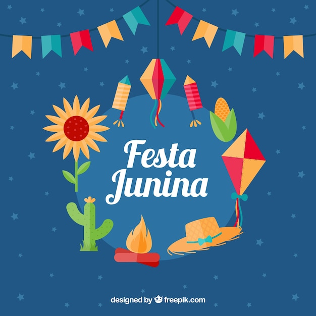 Festa junina hintergrund