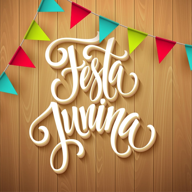 Festa junina party grußkarte