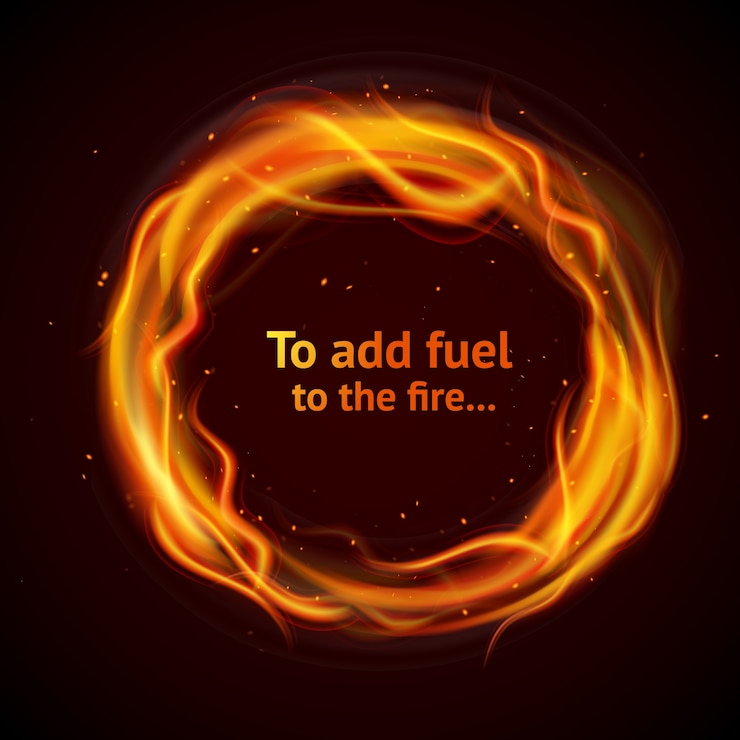 Kostenlose Vektor feuer hintergrund-design