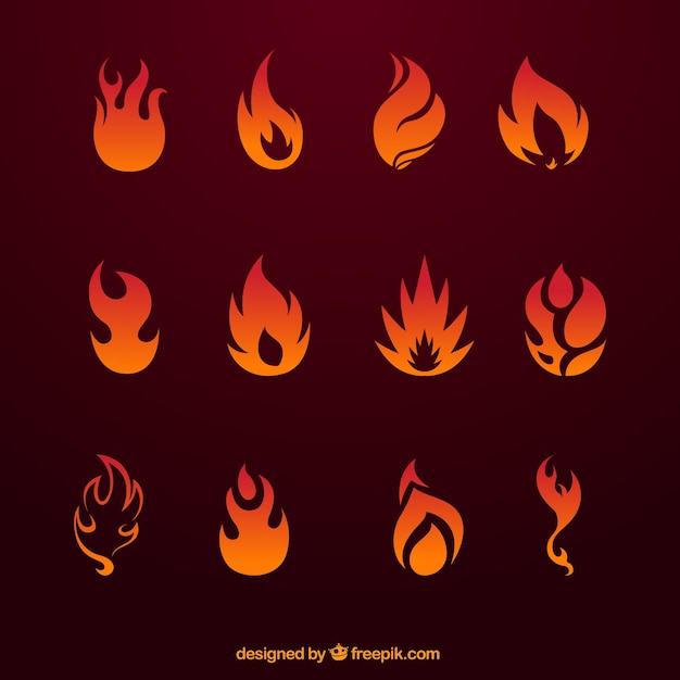 Feuer-ikonen-sammlung