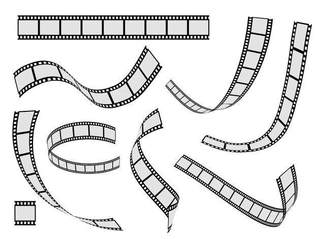 Vektor Realistische 3d Filmrolle Kostenlose Vektor