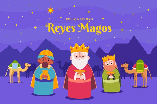 Flache Augen Magos Silhouette Hintergrund