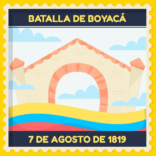 Flache batalla de boyaca-illustration