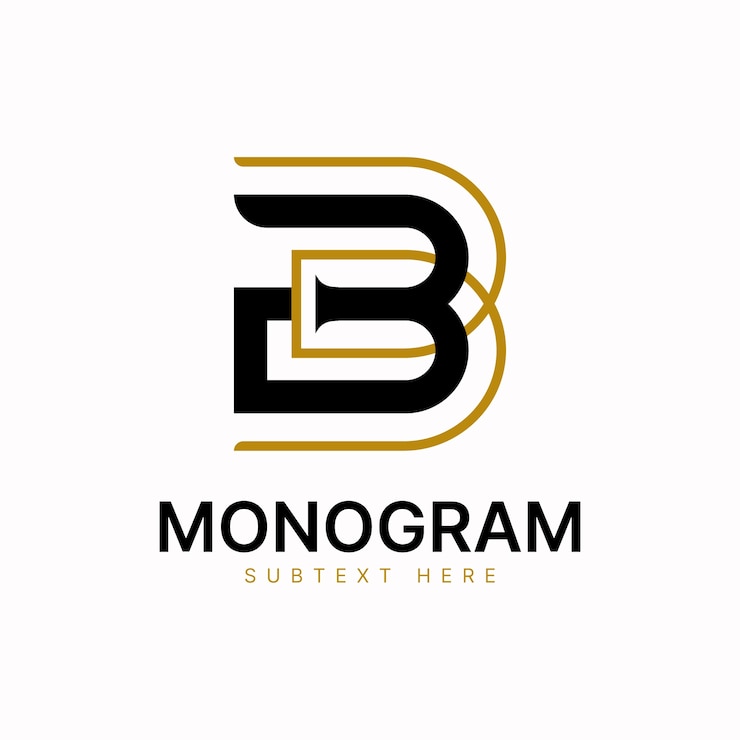 Kostenlose Vektor flache design-bb-logo-vorlage