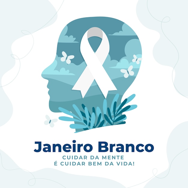 Flache janeiro branco-illustration