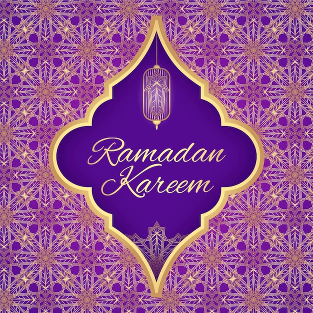 Flache ramadan kareem illustration