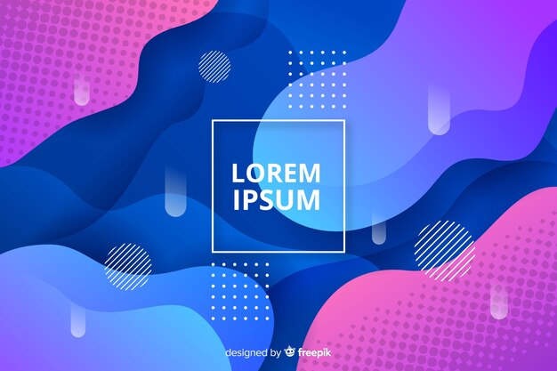 Flacher abstrakter Hintergrund der gerundeten Form