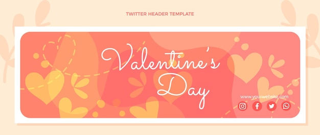 Flacher valentinstag twitter-header