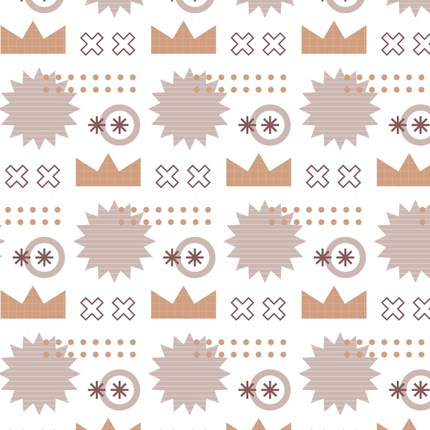 Flaches Design-Ausschnitt-Collage-Muster