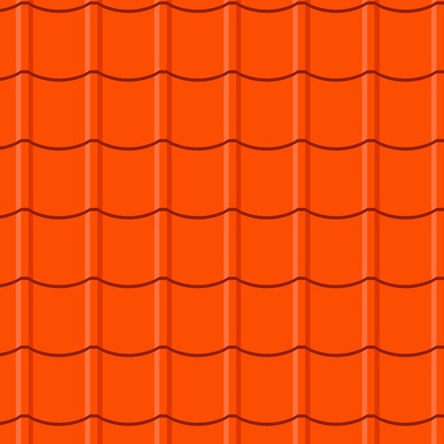 Flaches Design Dachziegelmuster-Design
