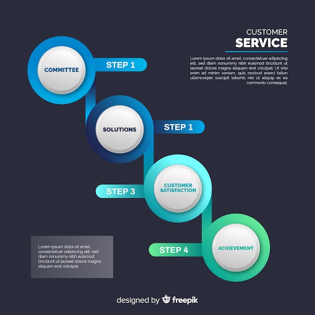 Flaches design der bunten infographic steigung