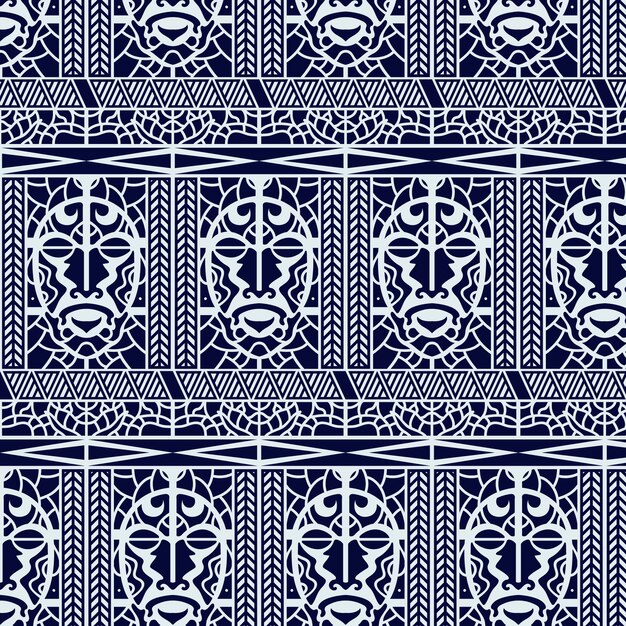 Flaches Design Maori-Tattoo-Muster-Design