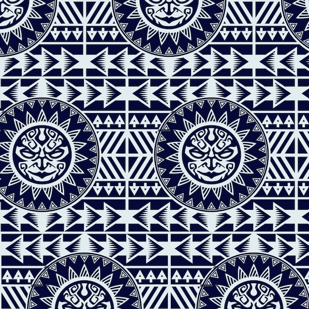 Flaches Design Maori-Tattoo-Muster-Design