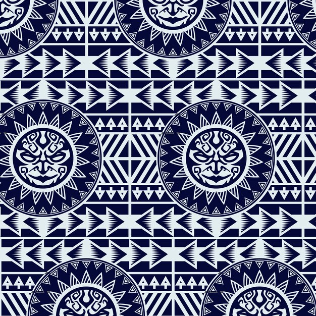 Flaches Design Maori-Tattoo-Muster-Design