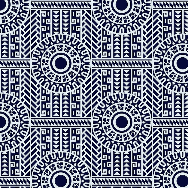 Flaches Design Maori-Tattoo-Muster-Design