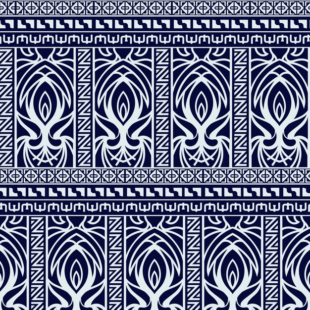 Flaches Design Maori-Tattoo-Muster-Design