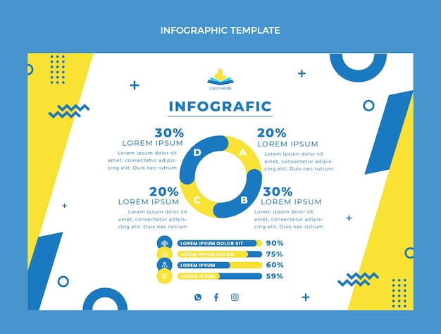 Flaches Design minimale internationale Schulinfografik