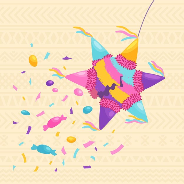 Flaches Design Posada Pinata