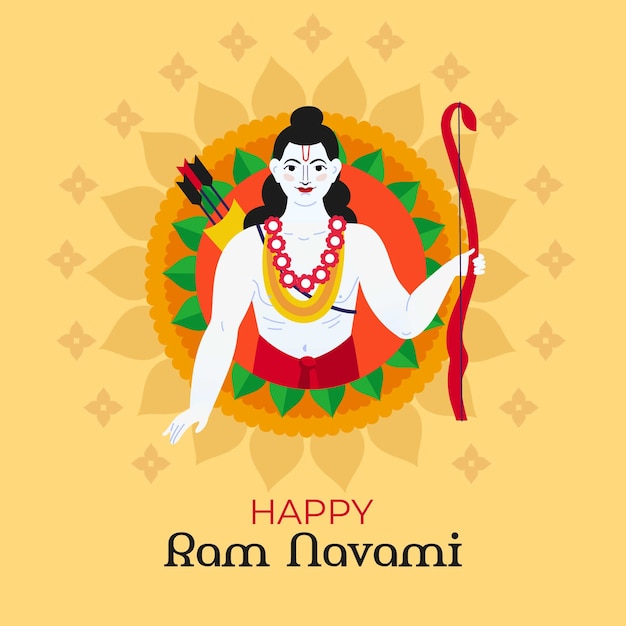 Flaches design ram navami konzept