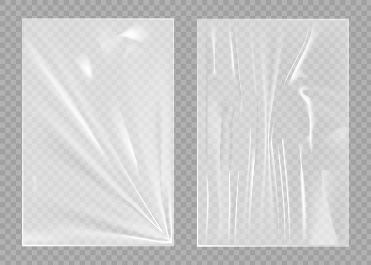 Kostenlose Vektor flaches design von abstrakten plastikeffekten