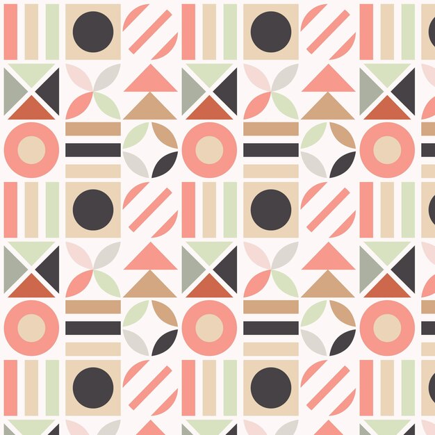 Flaches skandinavisches Designmuster