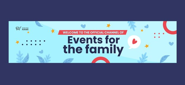 Flaches Twitch-Banner für den Vatertag