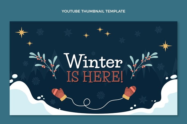 Flaches Winter-YouTube-Thumbnail
