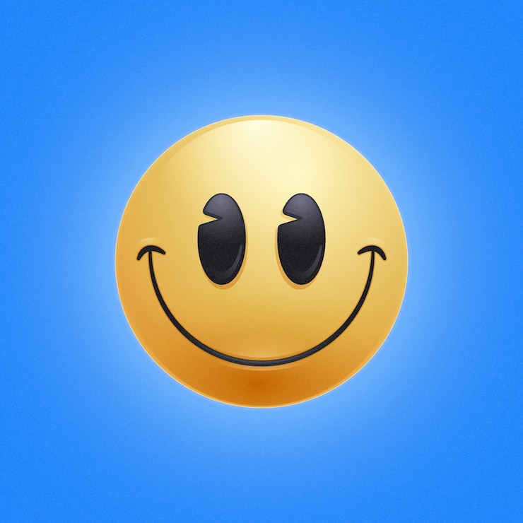Kostenlose Vektor flat-design retro-smiley-emoji-illustration