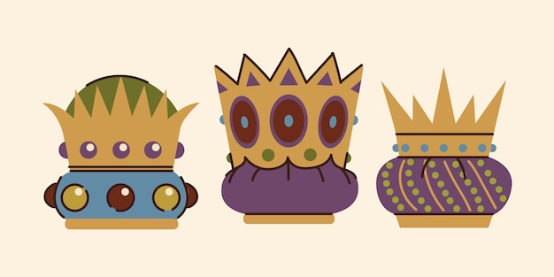 Flat reyes magos crowns kollektion