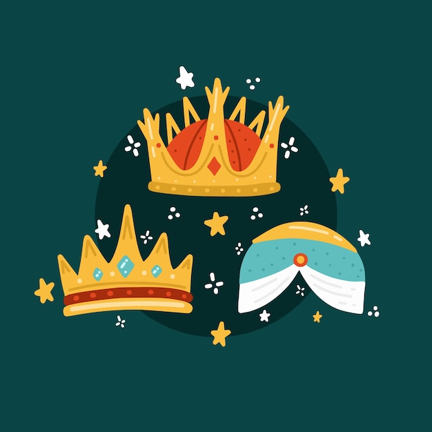 Flat reyes magos crowns kollektion