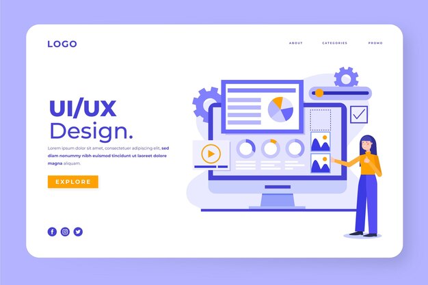 Flat-UI/UX-Landingpage