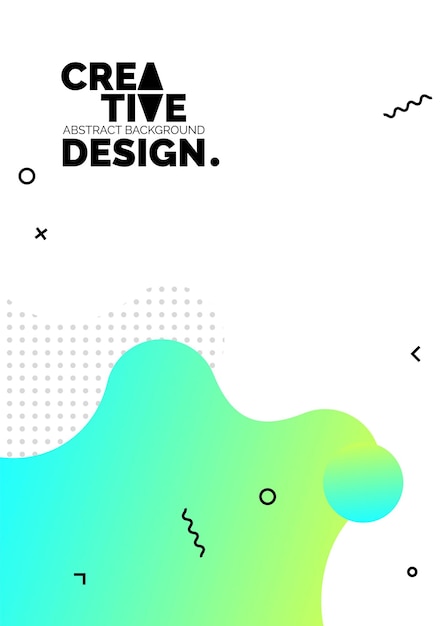 Flüssige farbformen für kompositionsplakathintergründe trendige abstrakte abdeckungen futuristisches design eps10-vektor