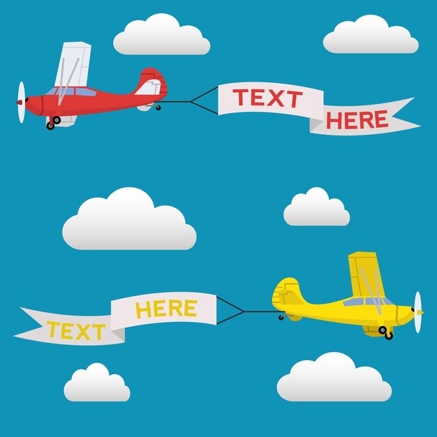 Flugzeuge Hintergrund-Design