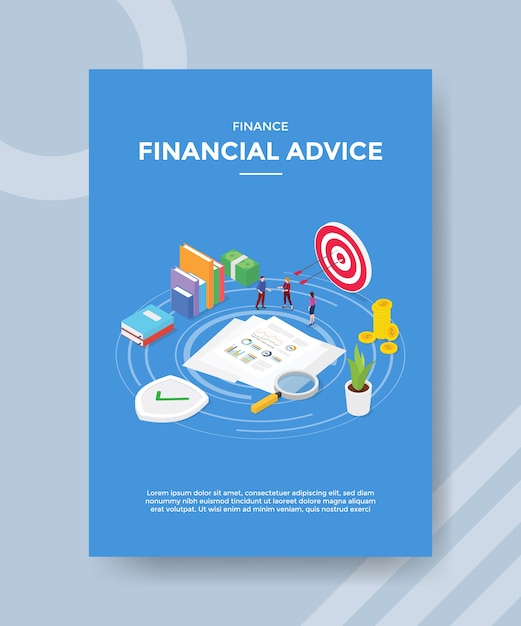Flyer-Vorlage für Finanzberatung