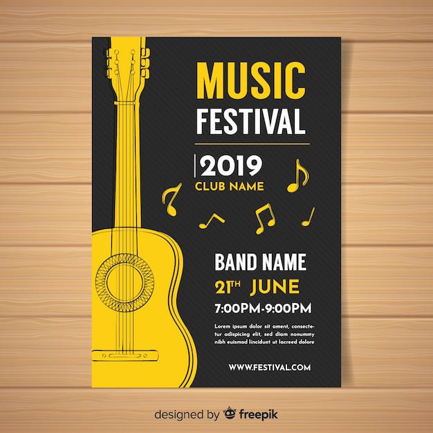 Flyer zum musikfestival