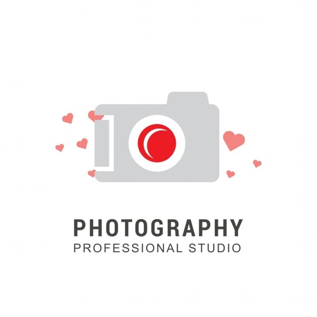 Kostenloser Vektor fotografie kamera-logo