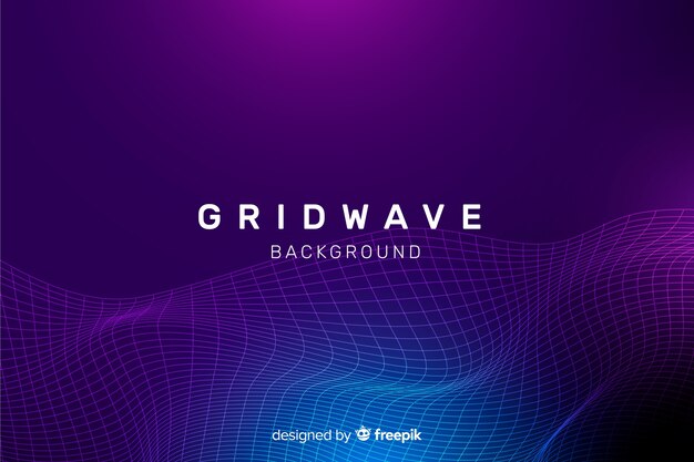 Fractal Grid Wave Hintergrund