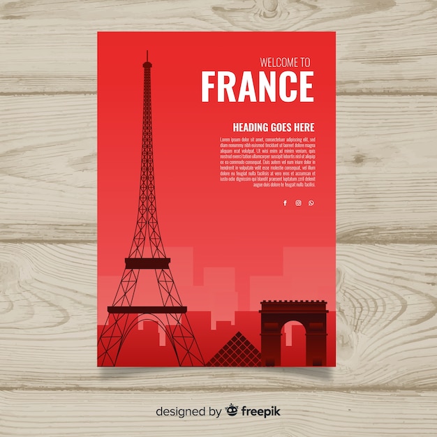 Frankreich-flyer