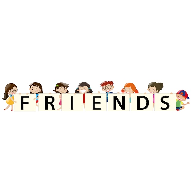 Freundschaft Hintergrund-Design