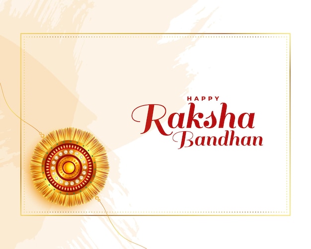 Fröhliches Raksha-Bandhan-Festival-Grußdesign