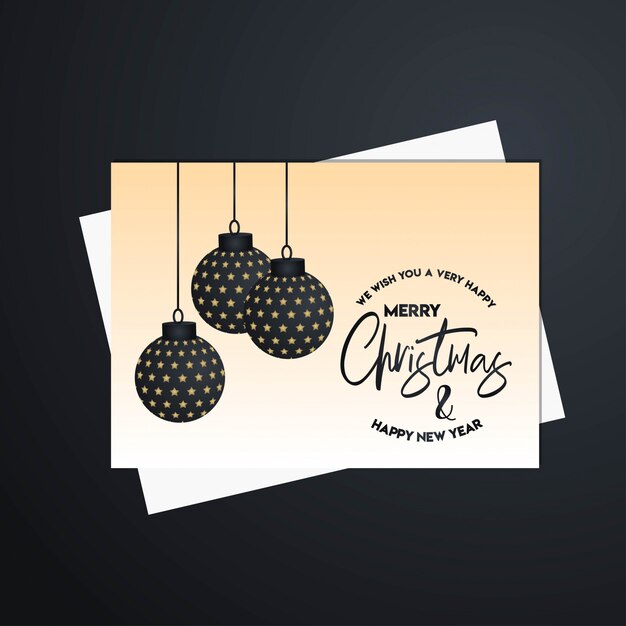 Frohe weihnachten 2019 hintergrund | Premium-Vektor