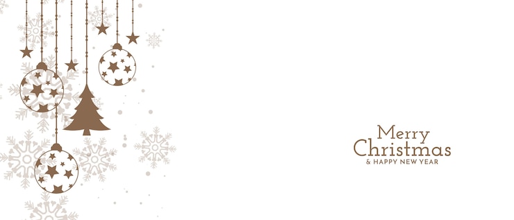 Kostenlose Vektor frohe weihnachten festivalfeier design