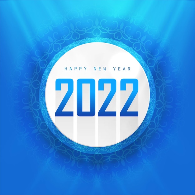 Frohes neues jahr 2022 feiertagsfeier hintergrund