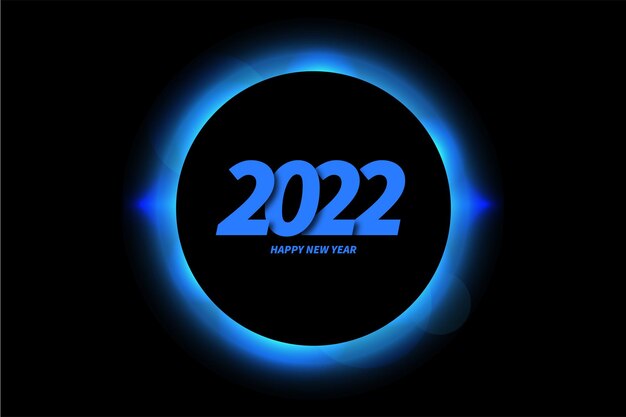 Frohes neues Jahr 2022 Rahmen mit Pinselstrich Hintergrund