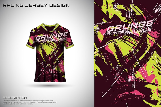 Front-rennshirt-design sportdesign für rennradtrikot-spielvektor