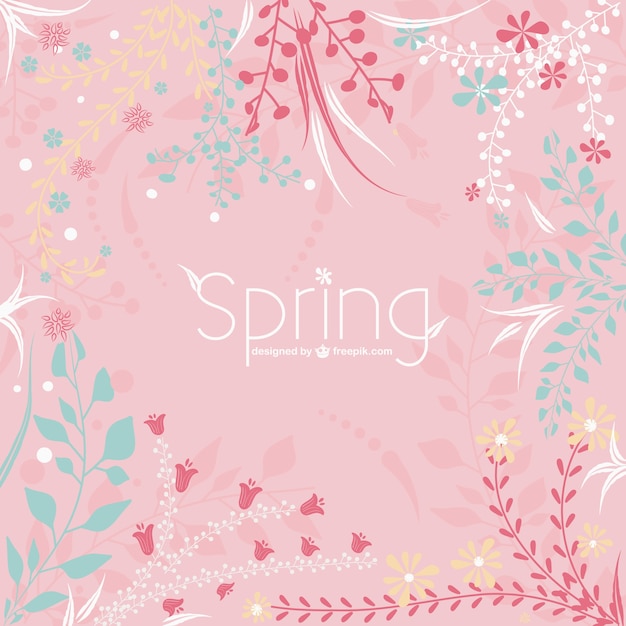 Frühling blumen vektor-illustration