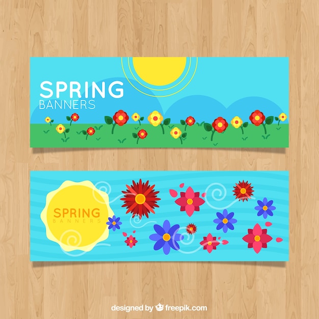 Frühlings-banner