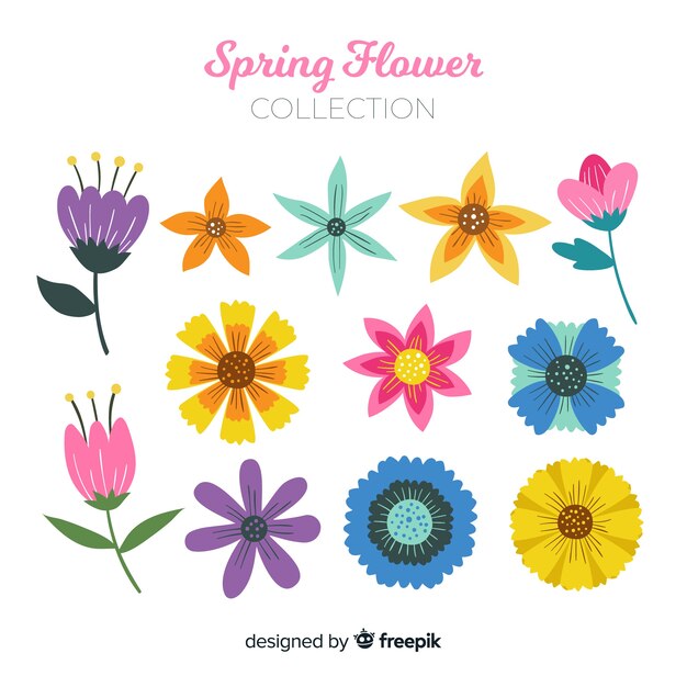 Frühlingsblumen-Sammlung